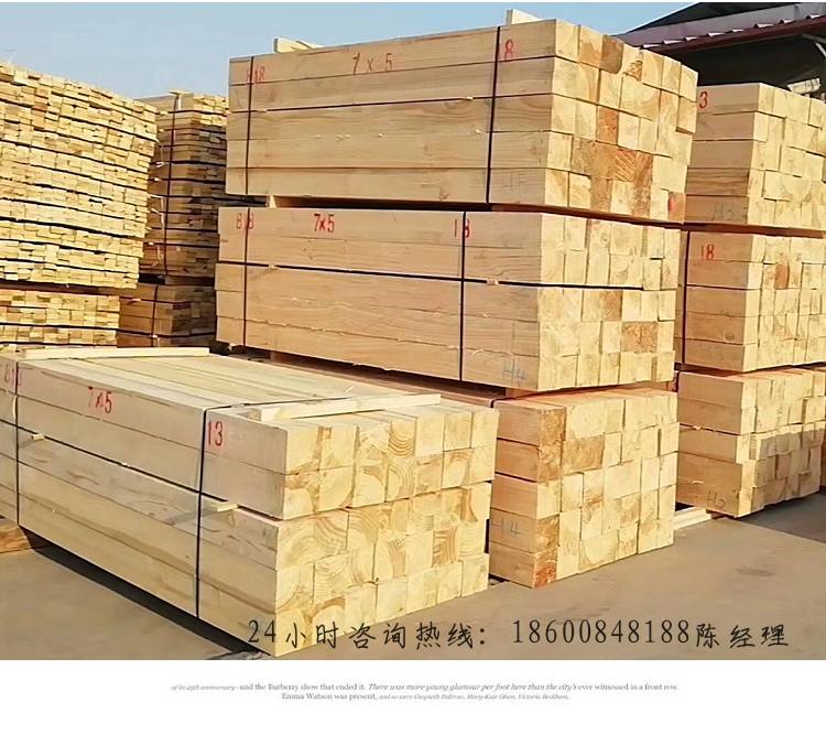 20*20枕木墊木設(shè)備機(jī)械用25*25大方料建筑工地工程橋梁用枕木2米